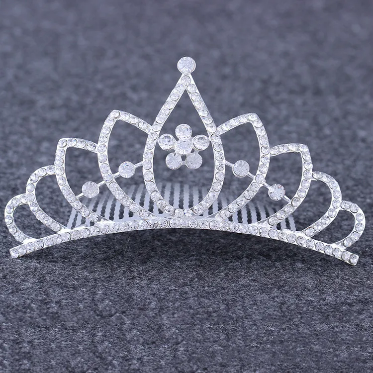 diamante cuore corona fascia copricapo cristallo sposa diadema pettine matrimonio compleanno spettacolo festa gioielli moda volontà e sabbia