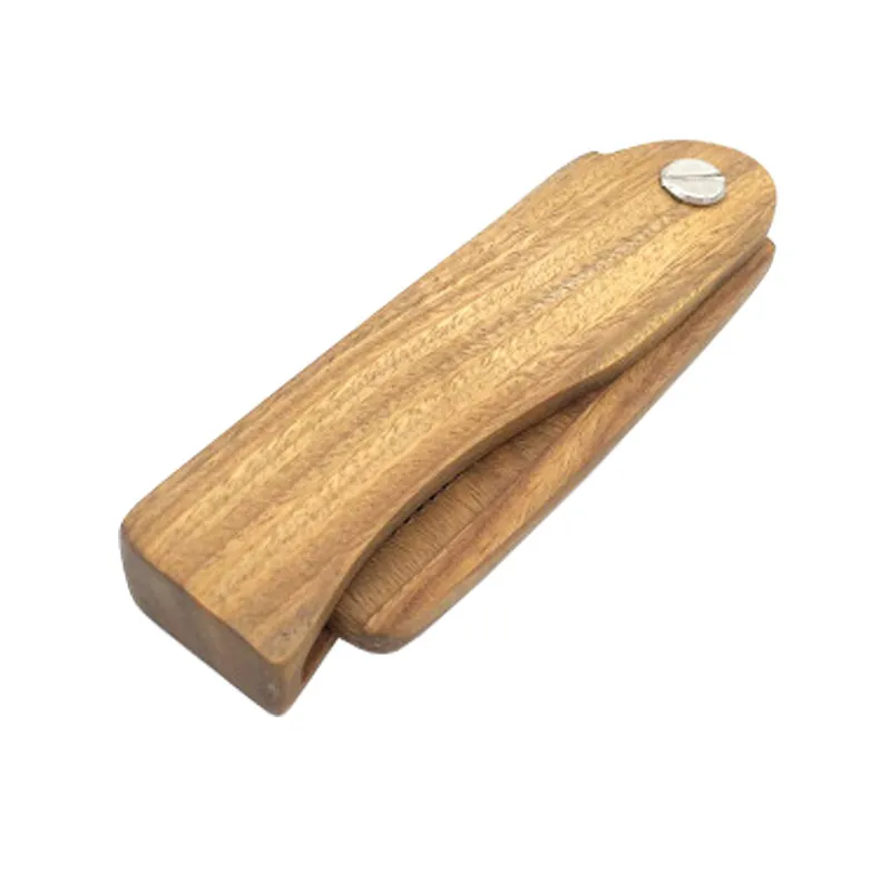 Pobie de pliage en bois de sandale vert naturel pour hommes pour hommes soins à la barbe antistatique peigne en bois outils de soins de soins brosses à cheveux 9899367