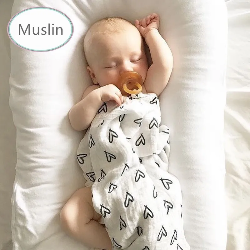 100% cotone buste multifunzionali i neonati che ricevono coperte biancheria da letto neonato cotone swaddle asciugamano mussola coperta bambini LJ201014