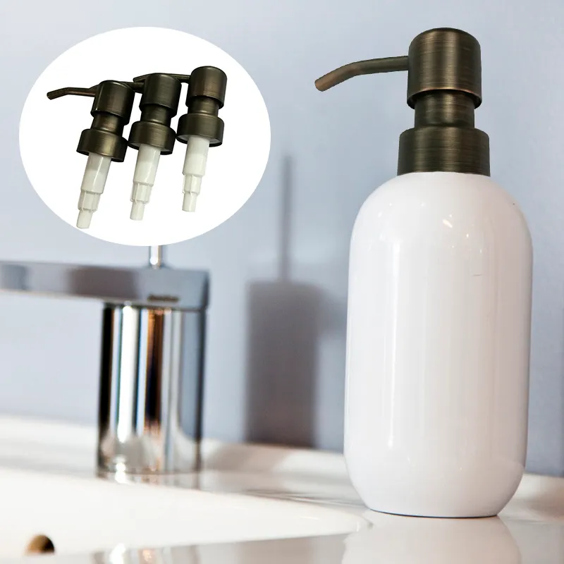 28/400 Mason Jars DIY Soap Dispenser Pump Soap Bottle Bird Head Replacement Home Bathroom Fits Standard For Most Liquid Pumps