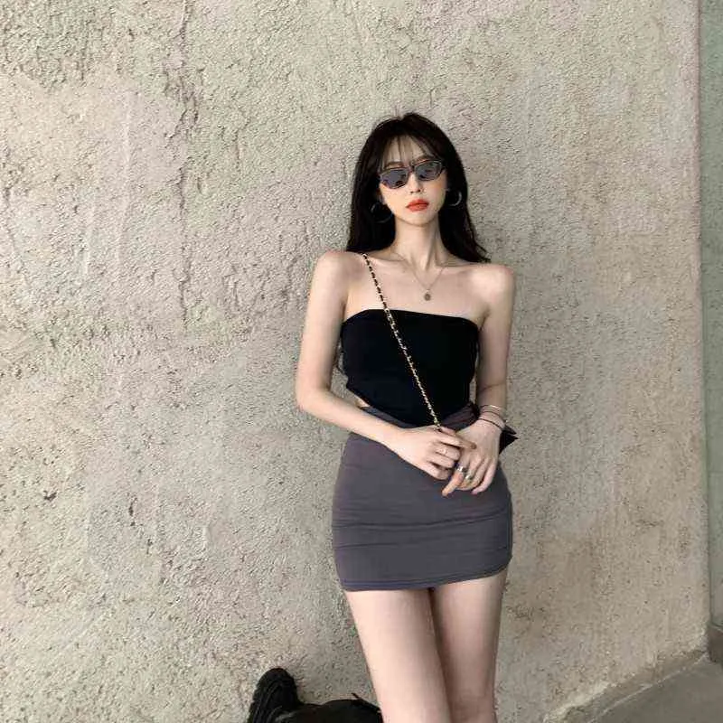 90s Mini Skirt Lady Trendy Y2K Summer Beachwear White Accessory Harajuku Skirts Pleated Skirts Woman High Waist clothes e-girl G220309