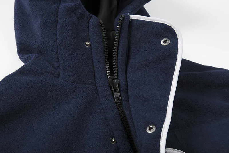 Erkek Ceketler Japonya Güney Kore High Street Trend Yeni Kış Polar Hırka Kalınlaşmış Sonbahar ve Kışlık Ceket