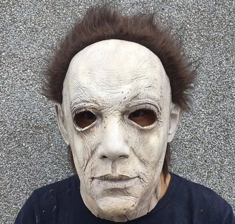 Korku Mascara Myers masker Maski Scary Masquerade Nichael Halloween Cosplay Party Masque Maskesi Realista LaTex Mascaras Mask de JL333J