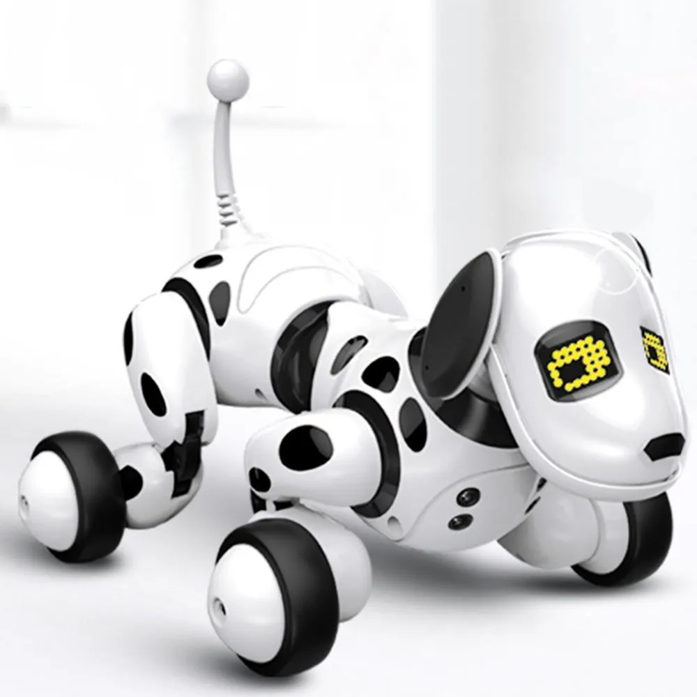 Cane robot telecomandato programmabile 2. Danza intelligente senza fili Parlare elettronico giocattolo educativo animali domestici bambini LJ201105