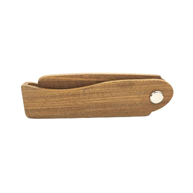 Green Green Sandal Wood dobra pente pente pente para homens Carreira de barba Cuidados de madeira antiestática Ferramentas para cabelos Ferramentas para cabelos pincel9307607