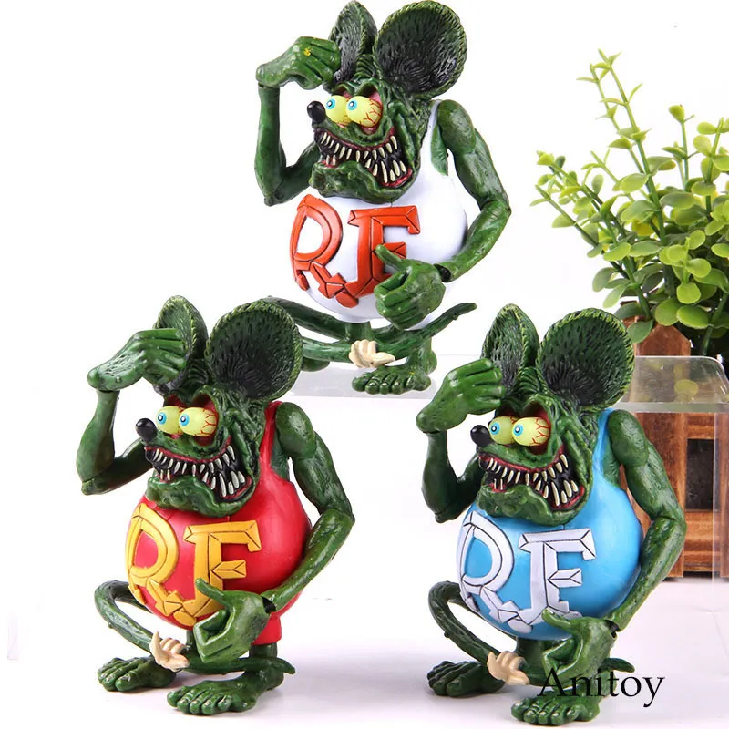 Giocattolo Ratfink Action Figure Rat Fink Regalo bambini Figura PVC Modello da collezione Giocattolo Regalo di compleanno di Natale 12 cm T2003211925527