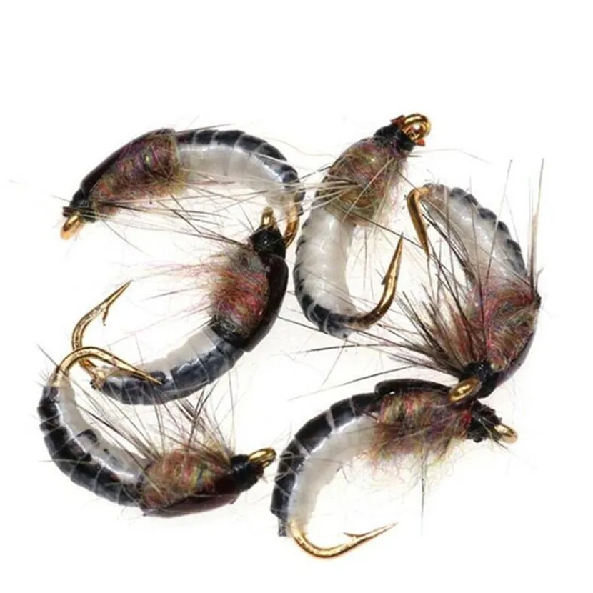 et Fly Fishing Lure Box Set Wet Dry Nymphe Nymphe Fly Material Material Bait Fausses Flices For Trout Fishing Tackle 201058757062493799