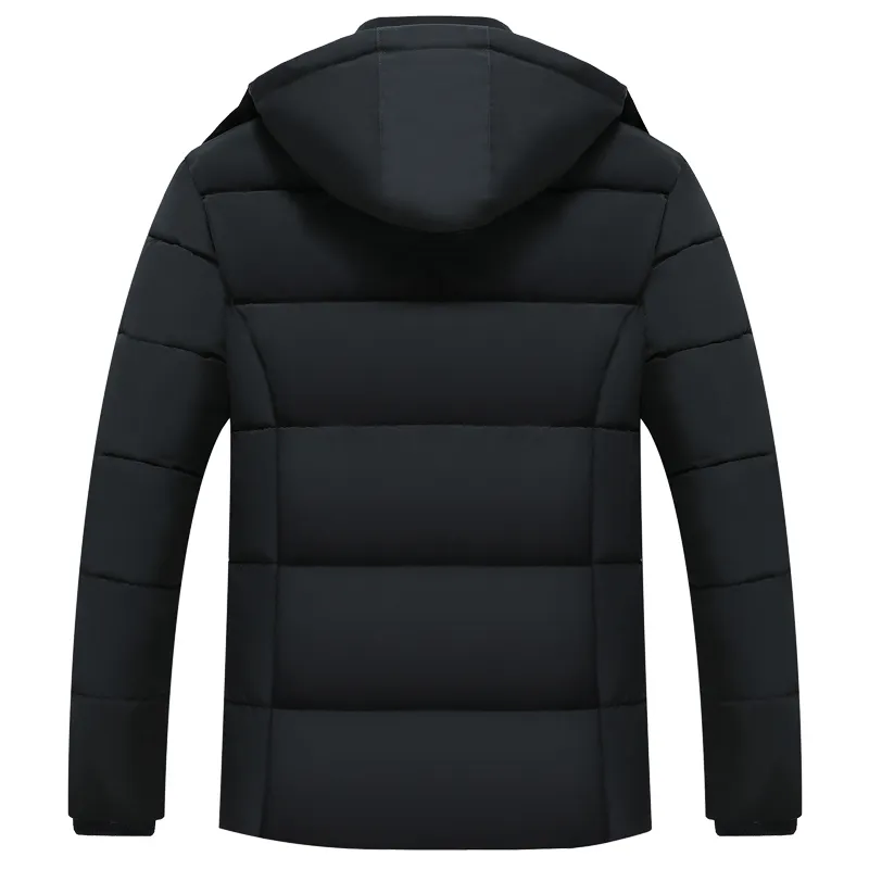 Nouveau style hiver chaud mode manteau d'hiver à capuche hommes 20 degrés épais chaud hommes veste d'hiver parka vêtements d'extérieur streetwear T200117