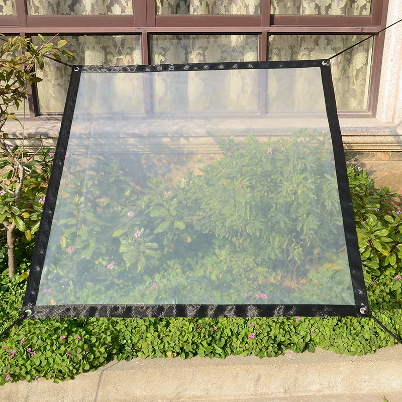 PE Rainprocess Tarp Transparent Rain Cloth Balcony Garden Bonsai Succulent Plants täcker skyddstemperatur upprätthålla skugga segel c0125004419