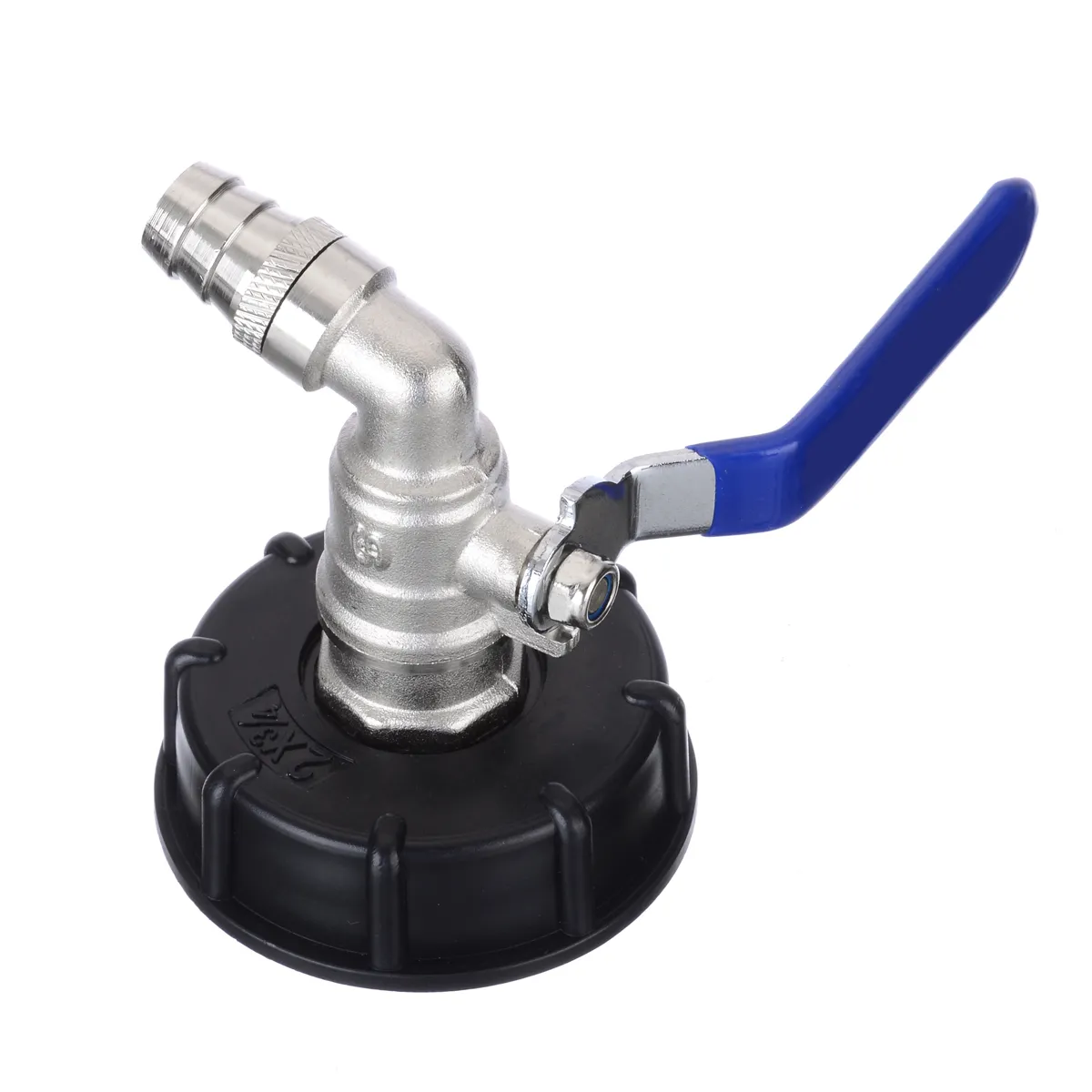 IBC Ball Outlet Tap Tank 3/4 Food Grade Drain Adapter S60x6 1000 L Tank Rainwater Container Brass Hose Faucet Valve
