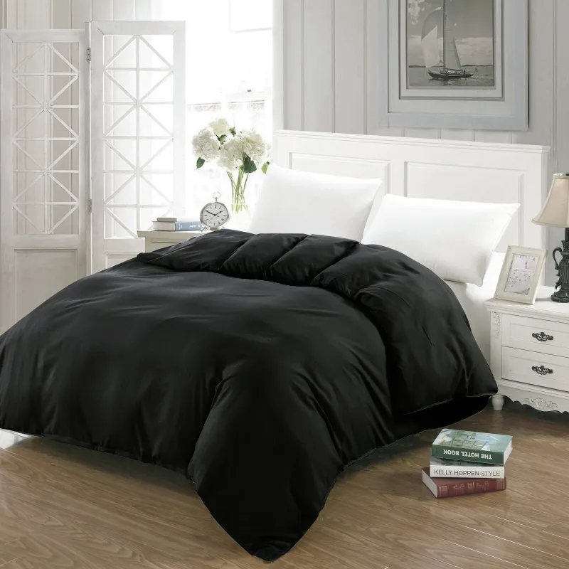 Housse de couette Blanc Noir Gris CouetteCouetteCouverture Twin Full Queen King double Literie simple 220x240 200x200 150 Y200417