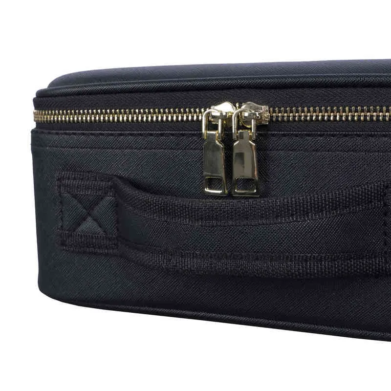 NXY Cosmetic Bags New Travel Makeup Bag Cases EVA Vanity Case com LED 3 luzes espelho 220118212n