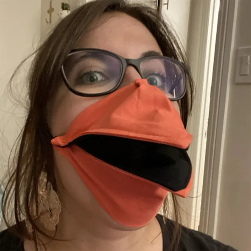 New "bird beak" mask, cotton mask, dustproof, windproof and breathable mask GD1115