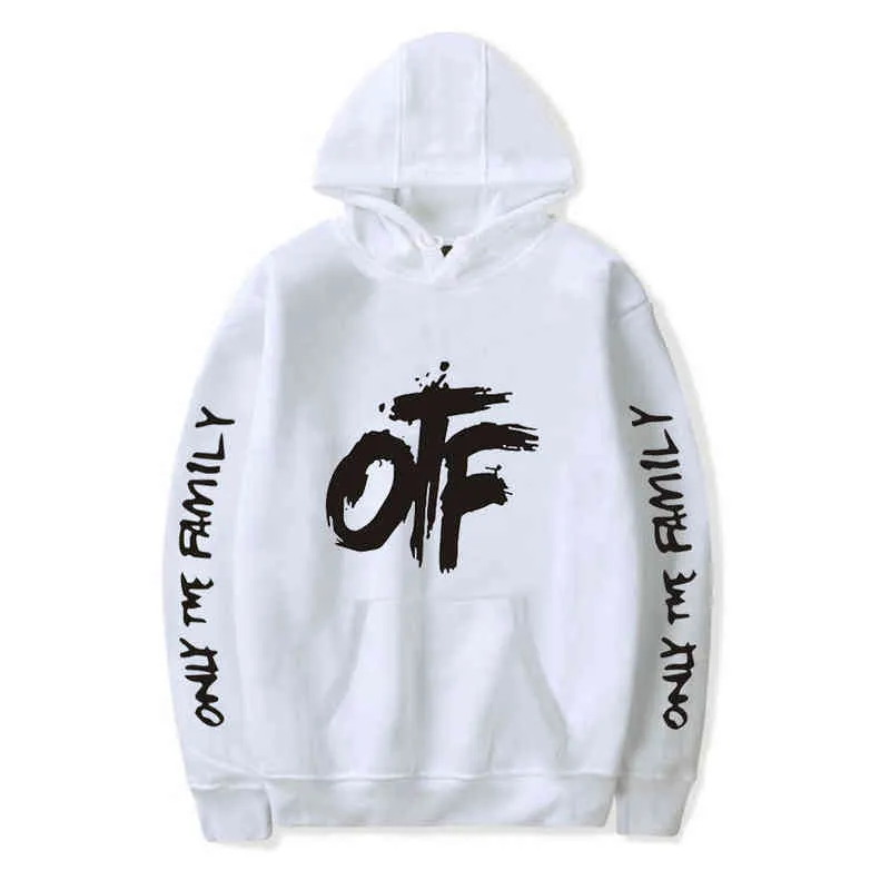 Only The Family OTF Hoodies Lil Durk Imprimer Streetwear Hommes Femmes Sweats Surdimensionnés À Capuche Hip Hop Survêtements Pull Vêtements G1229