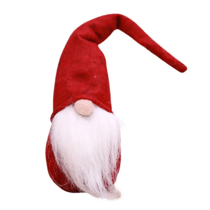 Christman Santa Clause Doll Scandinavian Gnome en peluche anniversaire présent à la maison Ornements de Noël de Noël décor317t