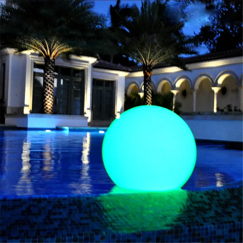 Lampada a sfera galleggiante a LED impermeabile piscina RGB interni ed esterni la casa Giardino KTV Bar Festa di nozze Illuminazione decorativa natalizia Y200903