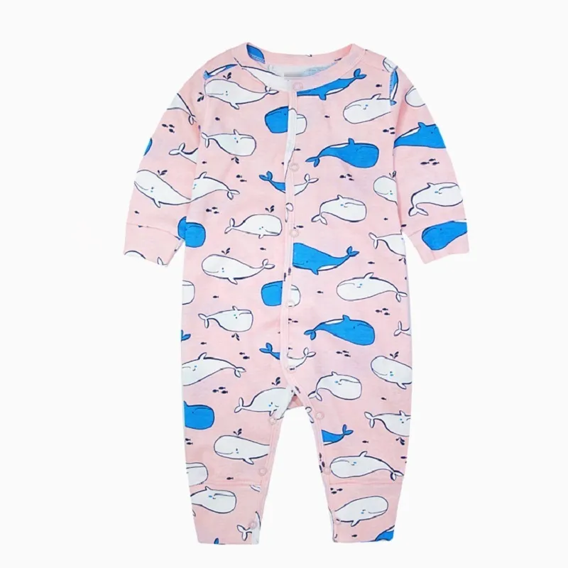 Baby Clothing Boy Girl Clothes Cartoon Long Sleeve Jumpsuit nyfödd unisex nyfödd pyjamas spädbarnsdräkt 2010289664125