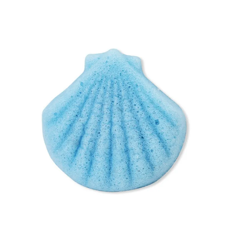 Coquille Konjac visage bouffée visage nettoyer éponge de lavage Konjac exfoliant éponge nettoyante soins du visage outils de maquillage