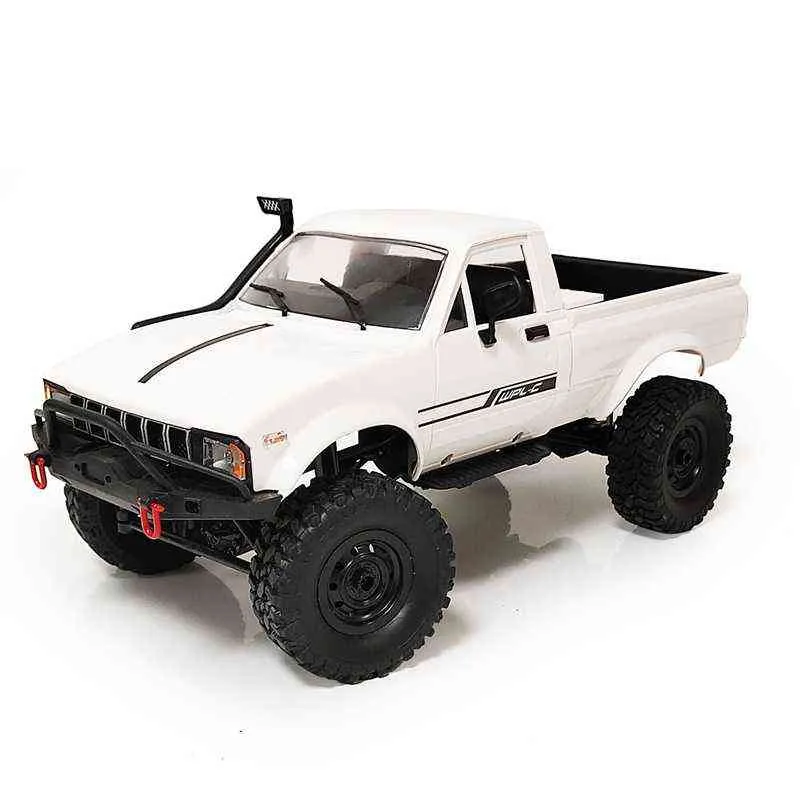 Wpl c241 escala completa rc carro 116 2 4g 4wd rock crawler elétrico buggy caminhão de escalada led luz onroad 1 16 para crianças presentes brinquedos 2208520359