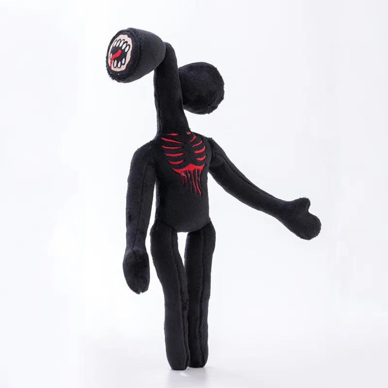 25/40cm Anime Siren Head Plush Toy Sirenhead Stuffed Animals Doll Horror Black Cartoon Cat Peluches Toys for Kids Christmas Gift 201204
