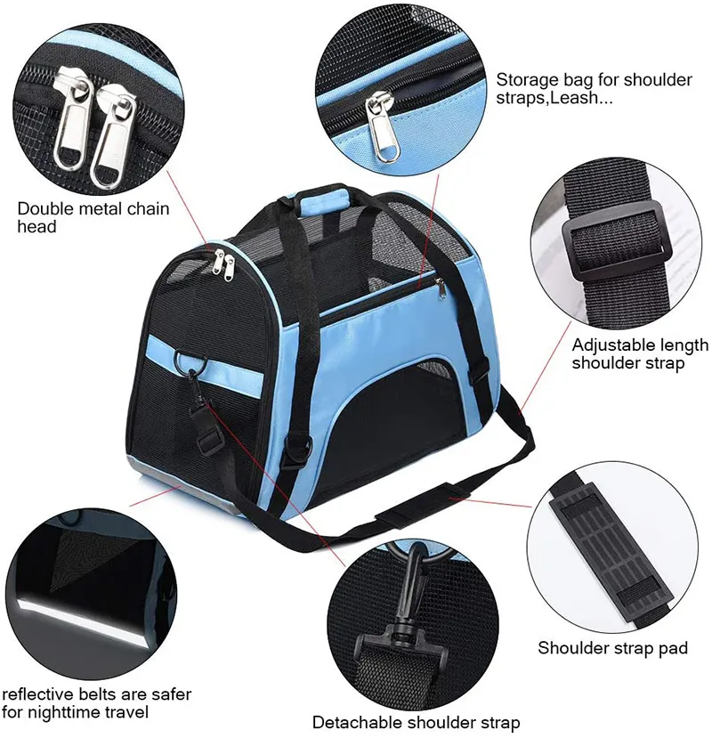 Benepaw-Foldable-Travel-Carrying-Dog-Bag-Ventilated-Waterproof-Small-Medium-Dog-Carrier-Comfortable-Durable-Pet-Transport