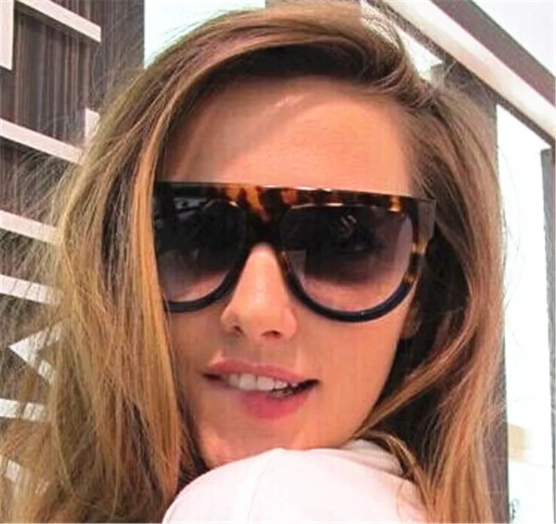 41026 vintage okulary przeciwsłoneczne Audrey moda w stylu Kobiet Owalny klapa ramy Najwyższe najlepsze okulary przeciwsłoneczne lampart rama deski na PC są dostarczane z 299L