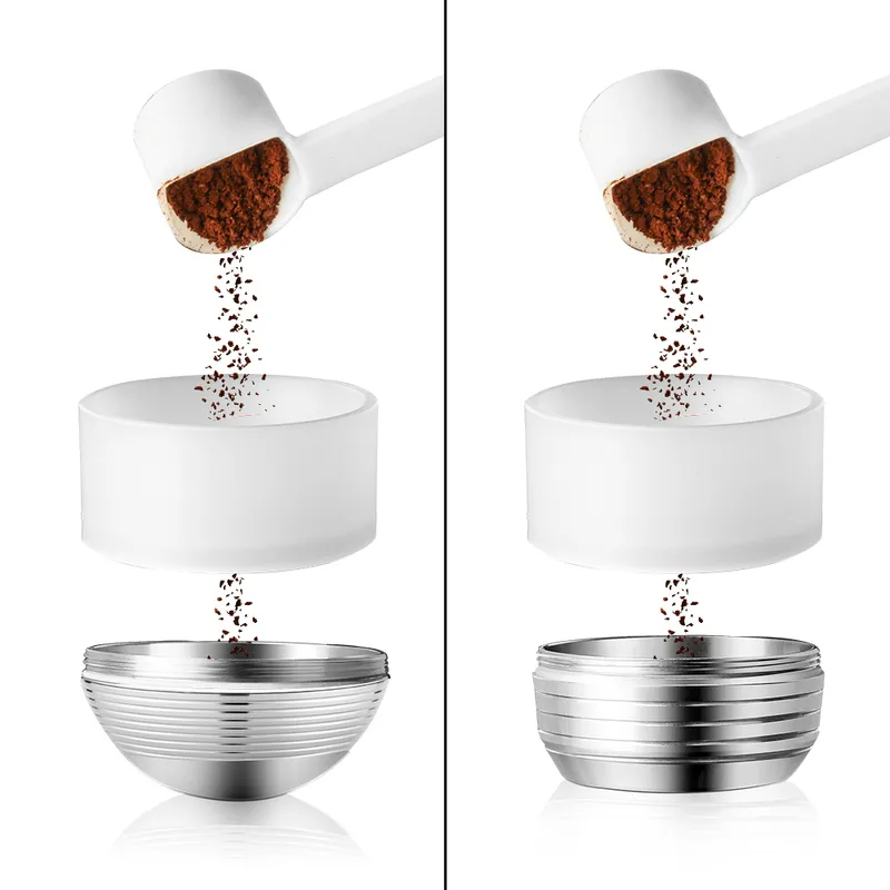 ICafilas – capsules de café réutilisables, dosette, pour Nespresso Vertuoline GCA1 ENV135, en acier inoxydable, filtres rechargeables, dosage 220217