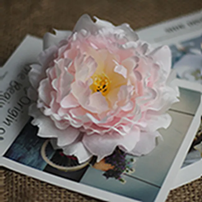 Имитировать головку цветка пиона, высококлассные искусственные головки цветов пиона, свадебные украшения, принадлежности для самостоятельного изготовления, аксессуары, многоцветный, Availabl246V