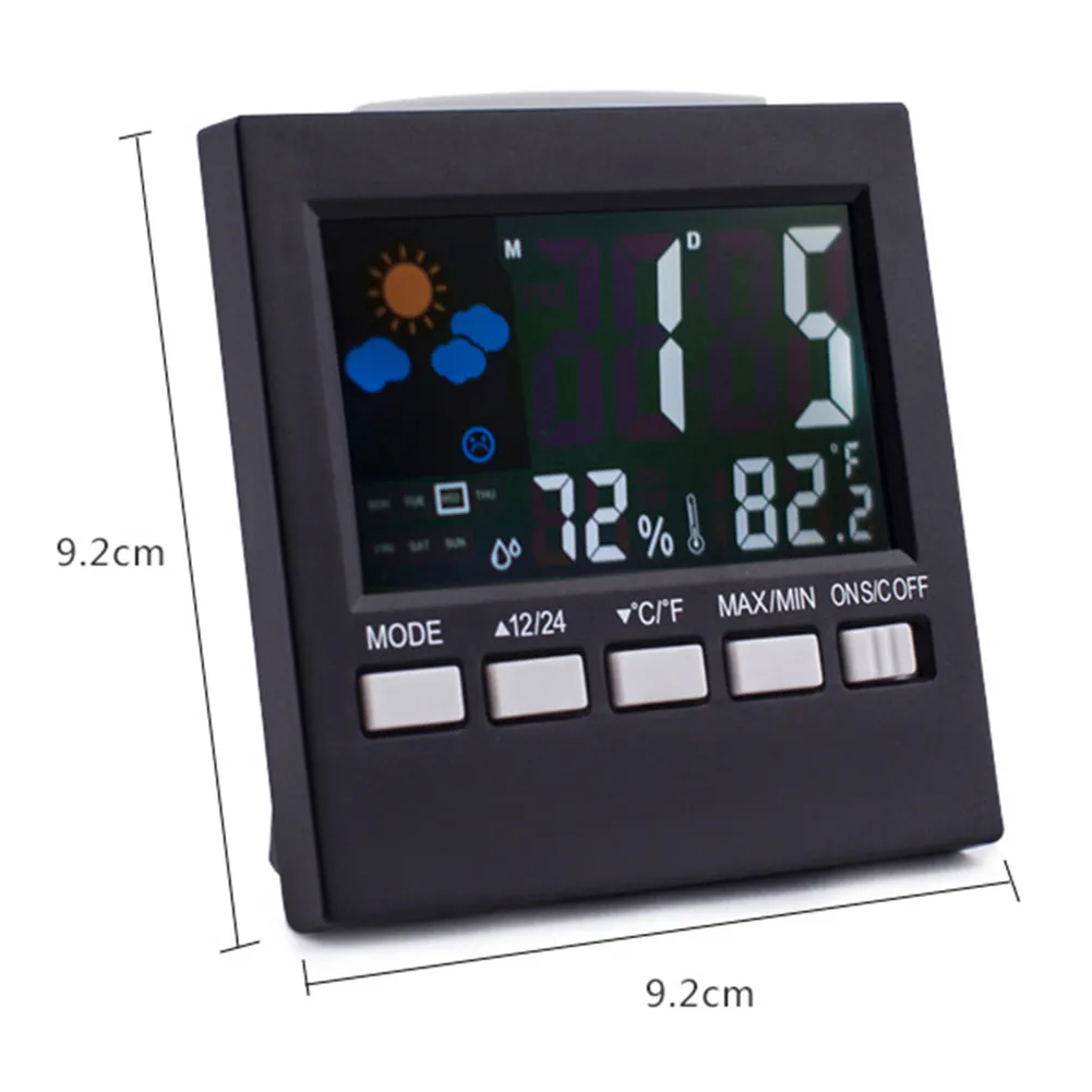 Digital Mirror LED Display Alarm Clock Temperature Calendar USB/AAA Powered Electronic Multifunction Snooze Desk Clock Weather S LJ200827