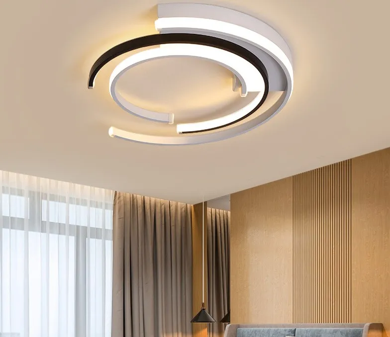 Modern Lampada a soffitto a LED Luci soggiorno camera da letto DE Plafond Moderne Luminaire Plafonnier Affermazione Luci del soffitto288E