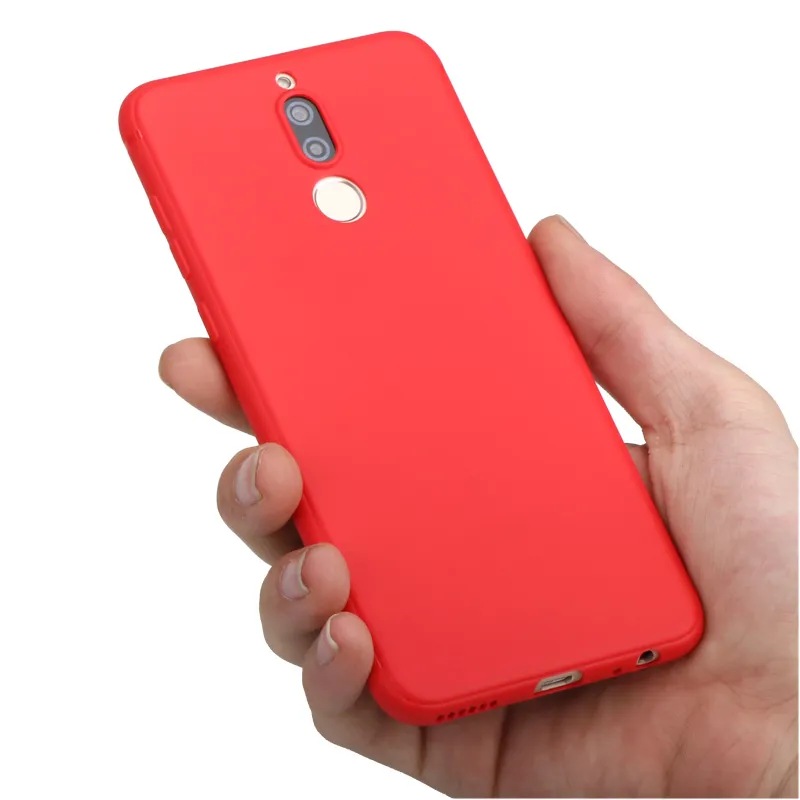 Telefonväskor för RedMi 8 Note8 Pro Ultra-tunna matt fast färgkåpa för RedMi 8 8A Note8 Pro Matte Silikon Mjukt skydd