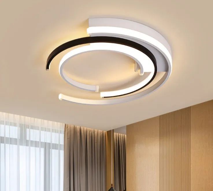 Modern Lampada a soffitto a LED Luci soggiorno camera da letto DE Plafond Moderne Luminaire Plafonnier Affermazione Luci del soffitto288E