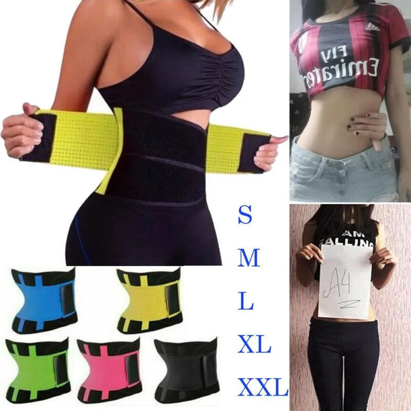 Sport Yoga Shirt Femmes Traineur Trainer Body Shaper Modeling Belt Underbust Strap Gym Running Jogging Burn Fat Body Shaper2236