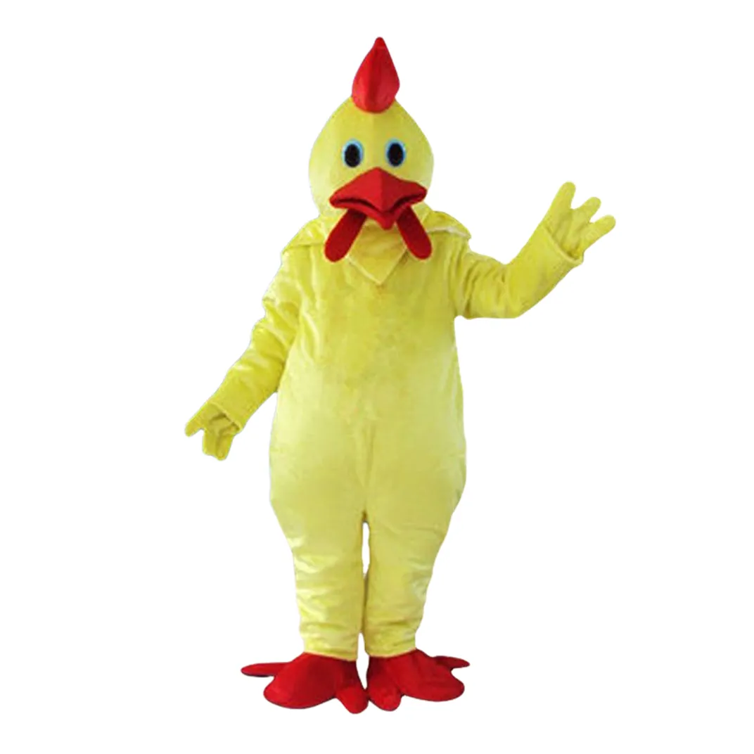 Costumes de mascotte Costume de mascotte de dessin animé de dinde Thanksgiving grand oiseau robe d'anime couvre-chef de poule activité vêtements de propagande défilé de poulet