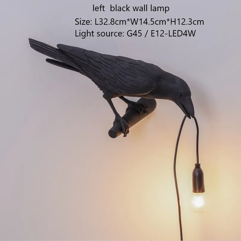 Fågelbordslampa italiensk seletti ljus fågel ledd skrivbord lampa djur lyckliga fågel vardagsrum sovrummet säng lampa heminredning fixturer 10270w