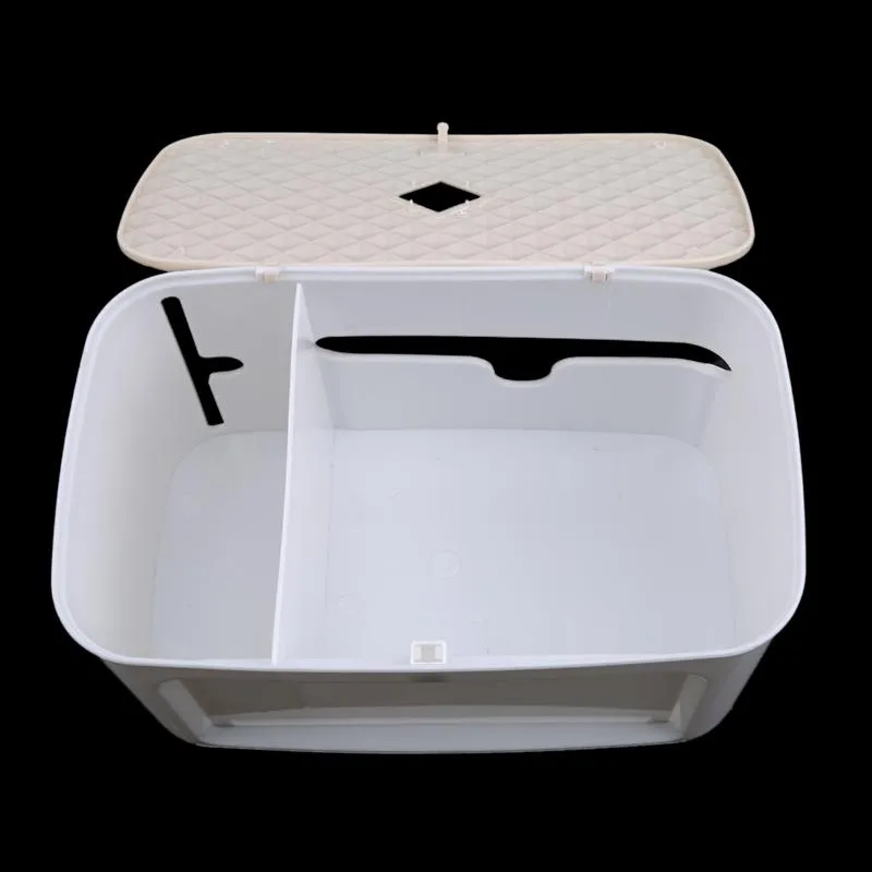 Nieuwe Waterdichte Wandmontage Toiletrolhouder Plank Voor Toiletpapier Lade Roll Handdoekhouder Tissue Box Opbergdoos Tray2972