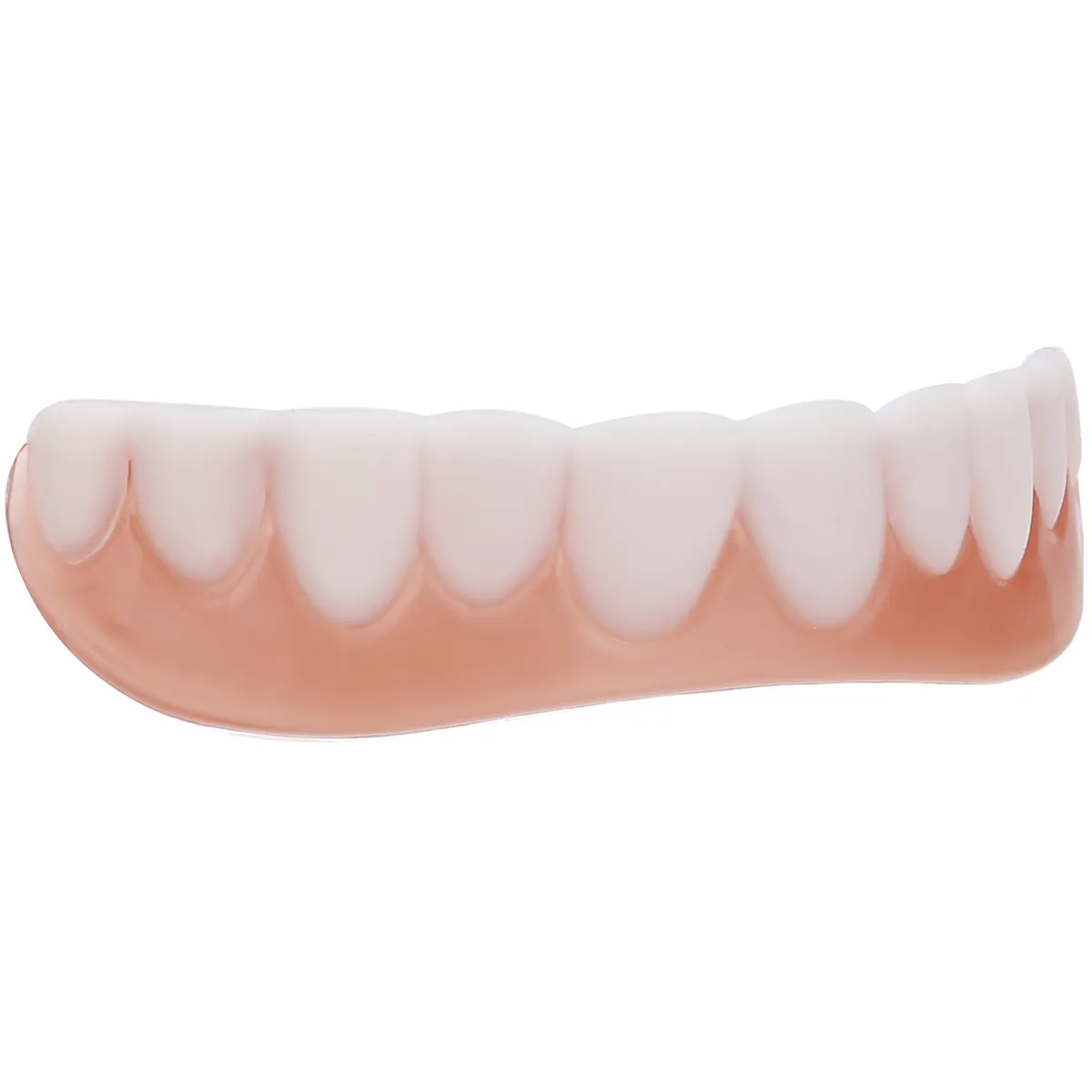 Novo perfeito superior inferior folheado cosméticos dentes capa de silicone simulação dentes branqueamento braces4820006