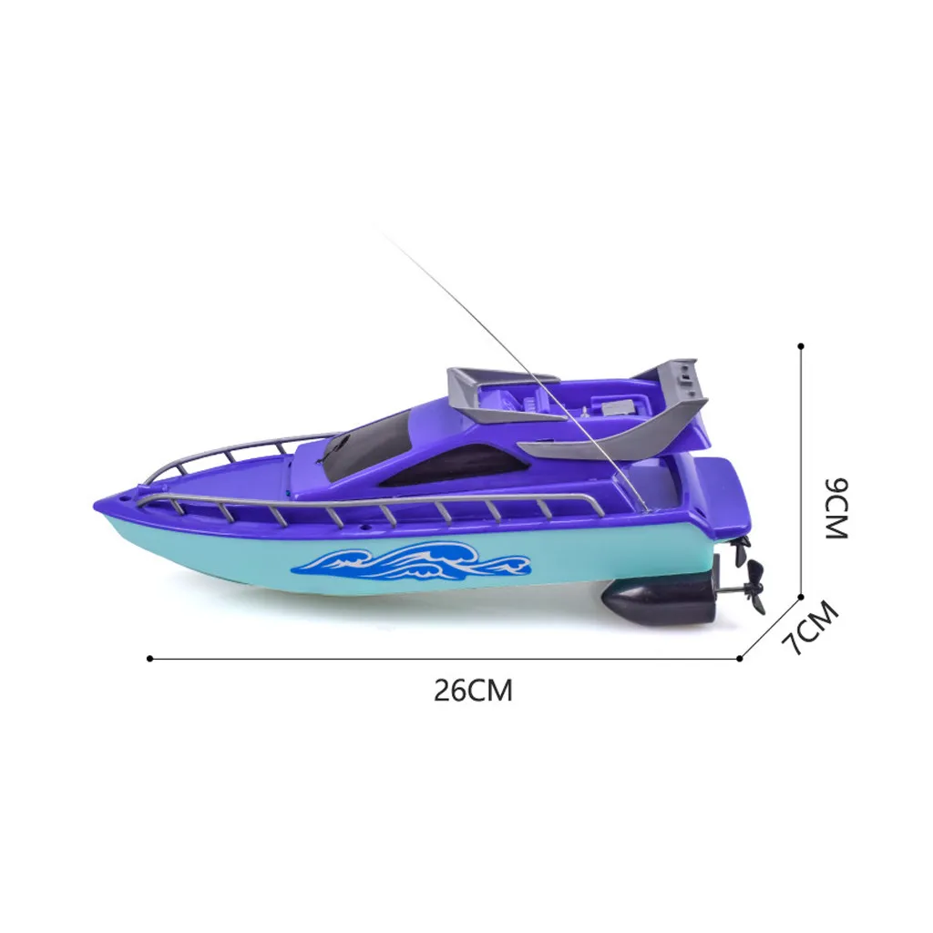 Doppelmotoriges Hochgeschwindigkeitsboot, einfach zu bedienendes ferngesteuertes Schiffsspielzeug für Kinder, Spielzeug für Kinder, Jungen, Mädchen, Kindergeschenke #C