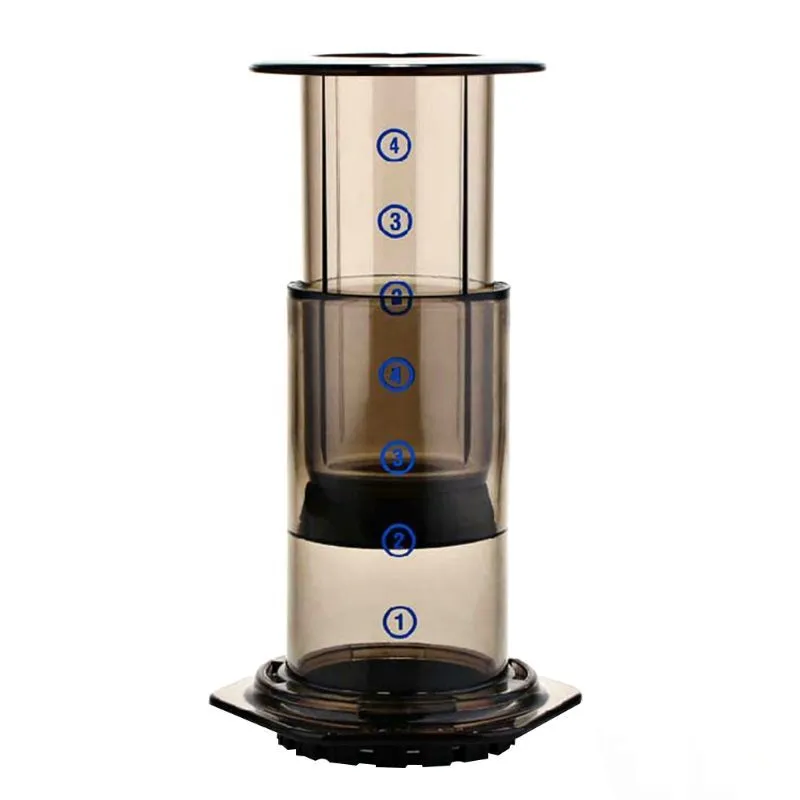 2020 جديد مرشح جديد الزجاج الإسبريسو صانع القهوة المحمولة مقهى فرنسي الصحافة وعاء Cafecoffee لآلة Aeropress C10302652451