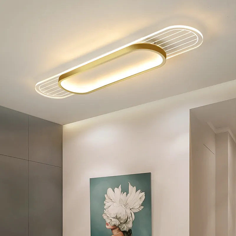 Acrylique plafond moderne à LEDs lumières pour salon chambre cuisine vestiaire couloir entrée balcon maison plafonnier luminaire 2654