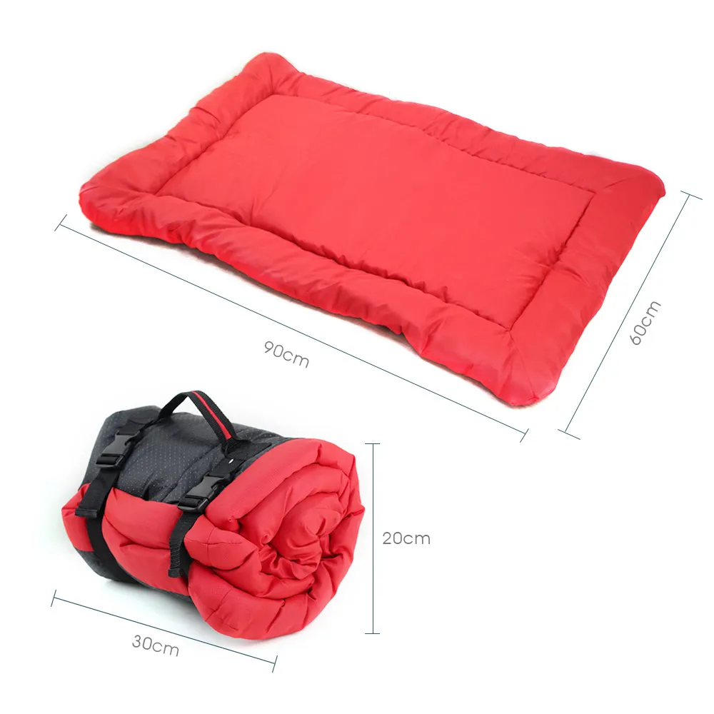 سرير بطانية المحمولة الكلب وسادة حصيرة ماء في الهواء الطلق بيت الكلب طوي سرير الأريكة الأريكة للكلاب الكبيرة الصغيرة 201223
