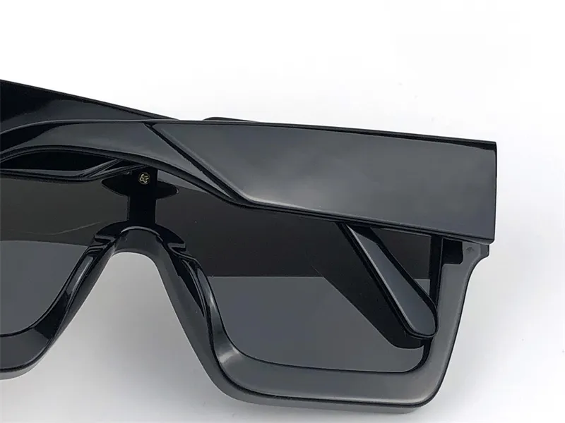 occhiali da sole moda stile passerella Z2188 lente con montatura quadrata spessa con decorazione in cristallo design d'avanguardia esterni uv400 prot274f