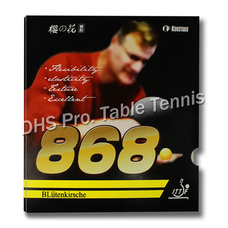2X ITTF المعتمدة Kokutaku 868 تنس الطاولة المطاط، بينغ بونغ المطاط أفضل التحكم 201225