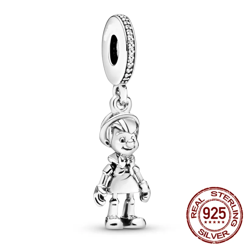 2022 100% 925 Sterling ZILVEREN Kralen Kleine schattige olifant Dangle Charm fit Pandora Armband zilver 925 sieraden voor vrouwen