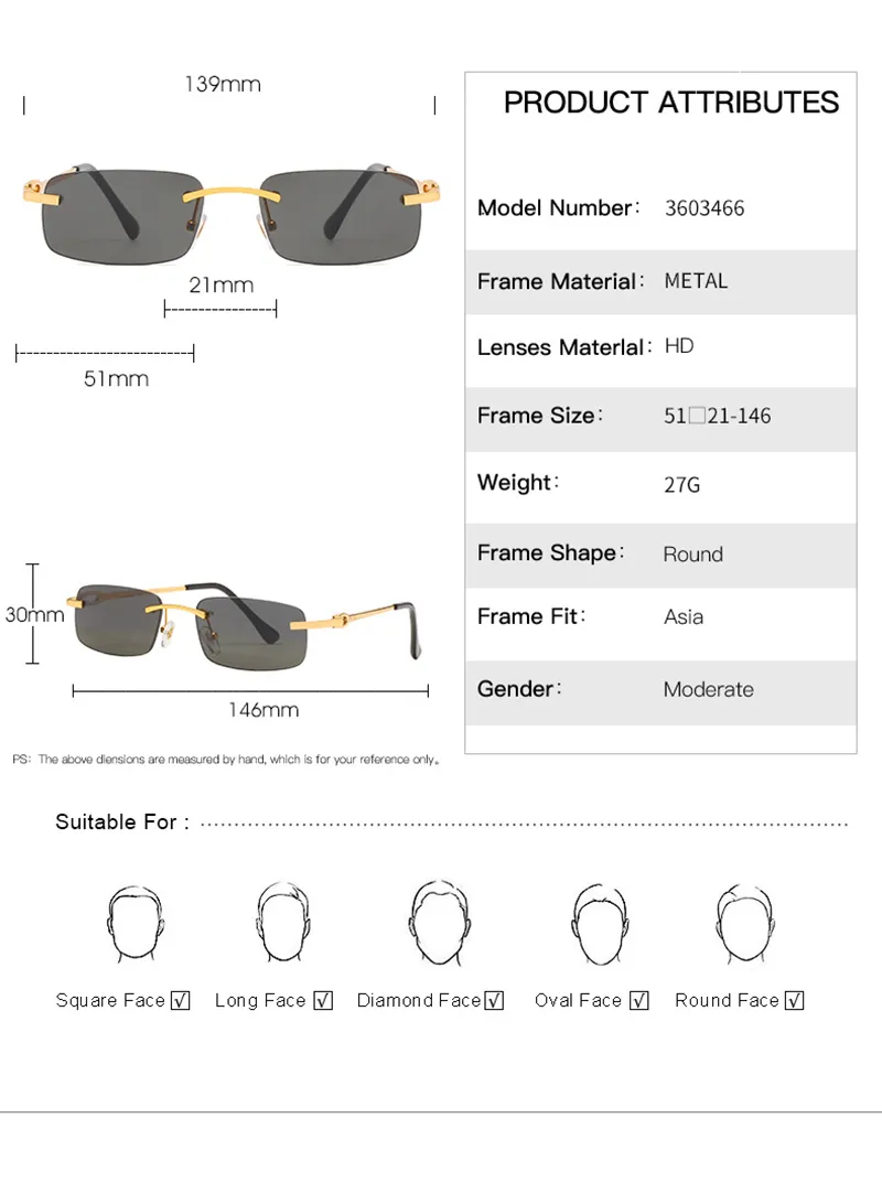 Designer Sunglasses fashion business affairs classic catwalk style glasses gold and silver frame grey brown transparent lenstrend 261j