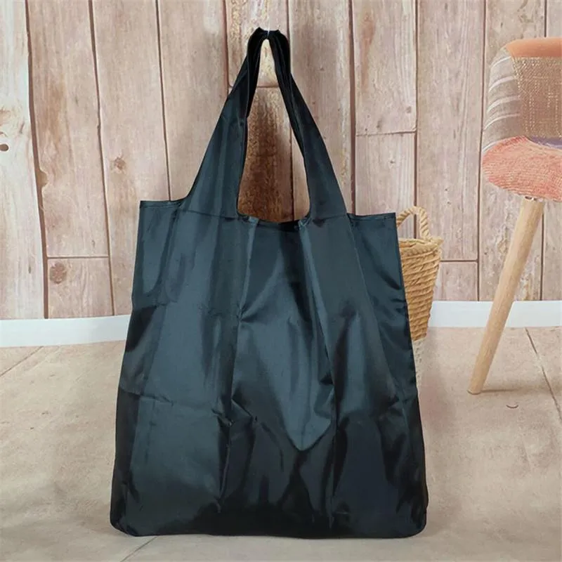 大きな環境に優しい折りたたみ買い物袋再利用可能なポータブル肩のハンドバッグ旅行食料品のファッションポケットトートバッグ233a