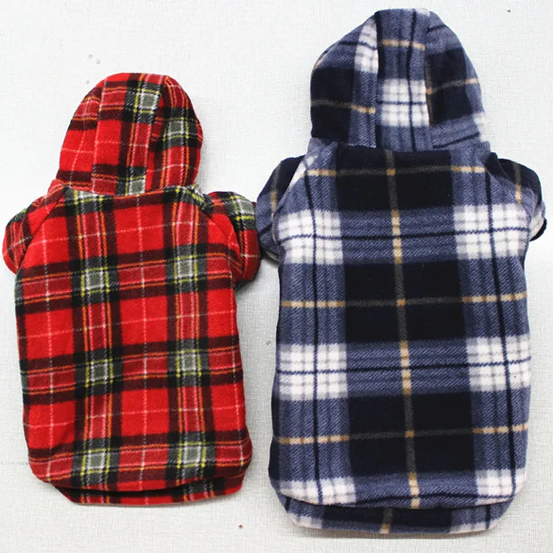 Pet Dog Winter Roupas Quente jaqueta com capuz desgaste em ambos os lados para pequenos cães grandes engrossam camada dupla camada de lã bulldog francês t200710