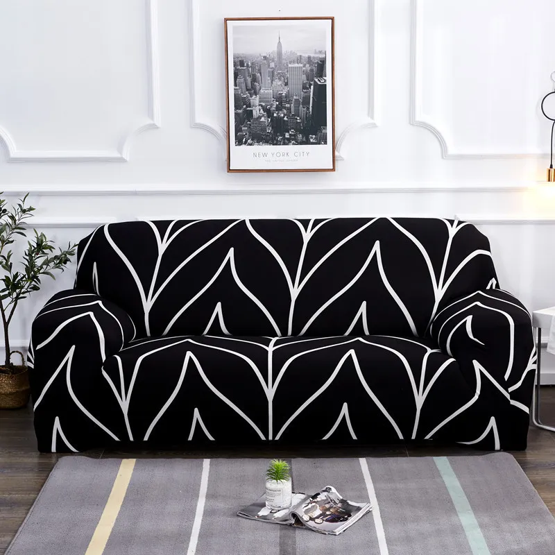 Housmife Moderner elastischer Sofabezug für Wohnzimmer, Ecksofa, Schonbezug, Stuhlschutz, Couchbezug, 1/2/3/4-Sitzer, LJ201216