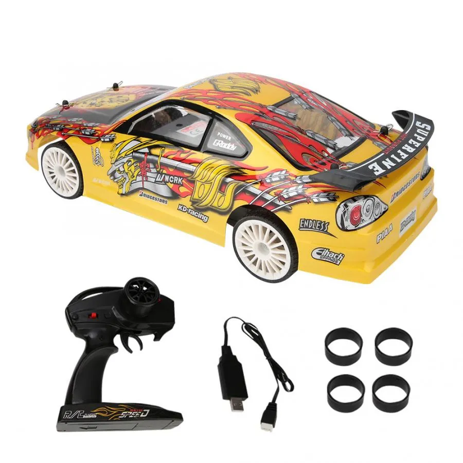 2,4 Ghz Cooles Simuliertes RC Auto Spielzeug für Kinder Erwachsene Geschenk Fernbedienung Elektrische Sport Racing Drift Auto Spielzeug Kunststoff Modell Geschenk