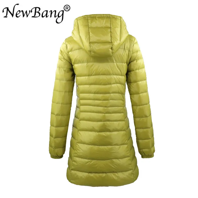 Bang 8XL Damen Langer, warmer Daunenmantel mit tragbarer Aufbewahrungstasche, ultraleichte Damenjacke, Damenmäntel, hüftlang, 220819